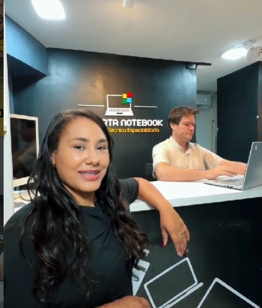 Atendimento presencial na loja